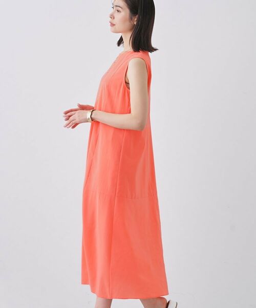 INDIVI / インディヴィ ミニ丈・ひざ丈ワンピース | 【通気性◎撥水/接触冷感/UVケア】フレアワンピース | 詳細6