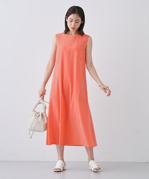 INDIVI / インディヴィ ミニ丈・ひざ丈ワンピース | 【通気性◎撥水/接触冷感/UVケア】フレアワンピース | 詳細8