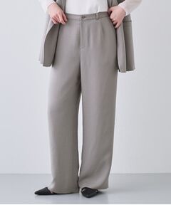 INDIVI / インディヴィ パンツ | 【日本製／トリアセテート】ストレートラインパンツ