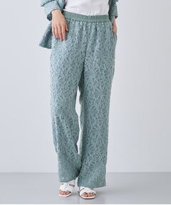 INDIVI / インディヴィ パンツ | 【日本製／SETUP可能】ワイドイージーパンツ