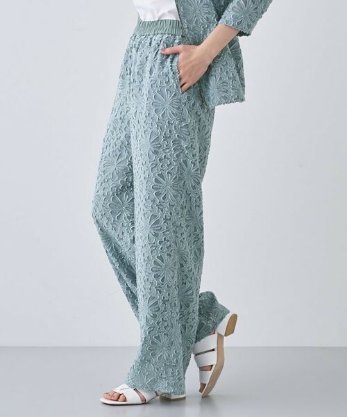 INDIVI / インディヴィ パンツ | 【日本製／SETUP可能】ワイドイージーパンツ | 詳細6