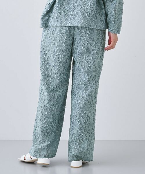 INDIVI / インディヴィ パンツ | 【日本製／SETUP可能】ワイドイージーパンツ | 詳細7