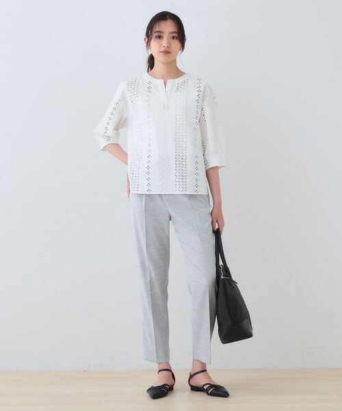 INDIVI / インディヴィ パンツ | 【こなれSETUP】リネンライクテーパードパンツ | 詳細13