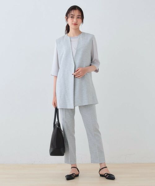 INDIVI / インディヴィ パンツ | 【こなれSETUP】リネンライクテーパードパンツ | 詳細14