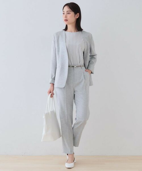 INDIVI / インディヴィ パンツ | 【こなれSETUP】リネンライクテーパードパンツ | 詳細17