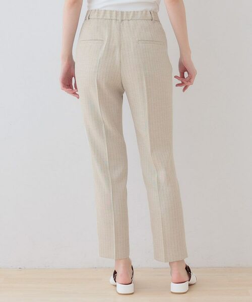 INDIVI / インディヴィ パンツ | 【こなれSETUP／ストライプ柄】リネンライクテーパードパンツ | 詳細12