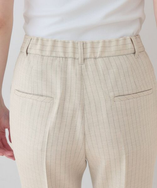 INDIVI / インディヴィ パンツ | 【こなれSETUP／ストライプ柄】リネンライクテーパードパンツ | 詳細14