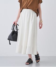 INDIVI / インディヴィ ロング・マキシ丈スカート | 【通気性◎撥水／接触冷感／UVケア】ナローフレアスカート
