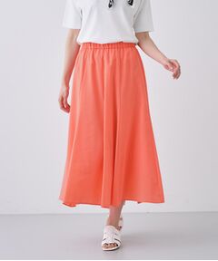 INDIVI / インディヴィ ロング・マキシ丈スカート | 【通気性◎撥水／接触冷感／UVケア】ナローフレアスカート