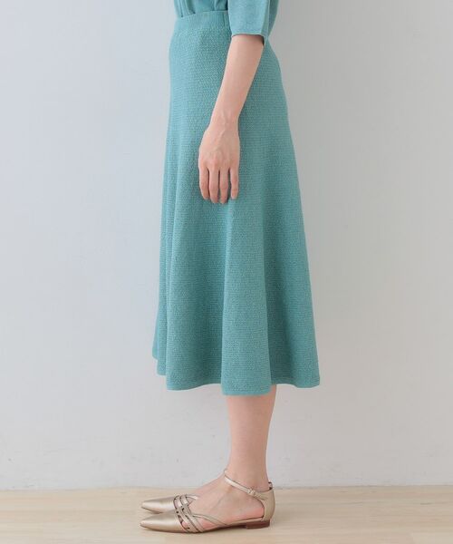 INDIVI / インディヴィ スカート | 【洗える/和紙混素材/SETUP可能】フレアスカート | 詳細15