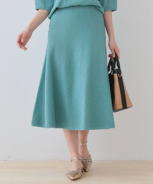 INDIVI / インディヴィ スカート | 【洗える/和紙混素材/SETUP可能】フレアスカート | 詳細21
