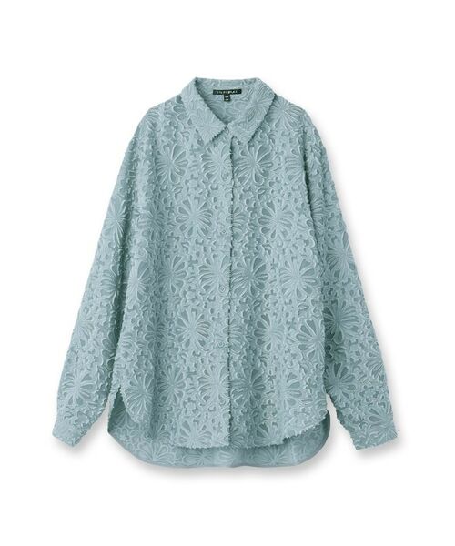 INDIVI / インディヴィ シャツ・ブラウス | 【日本製/SETUP可能】ジャカードレースブラウス | 詳細1