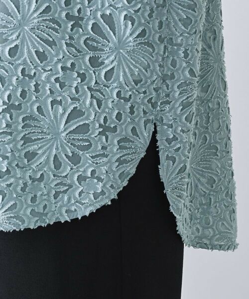 INDIVI / インディヴィ シャツ・ブラウス | 【日本製/SETUP可能】ジャカードレースブラウス | 詳細15