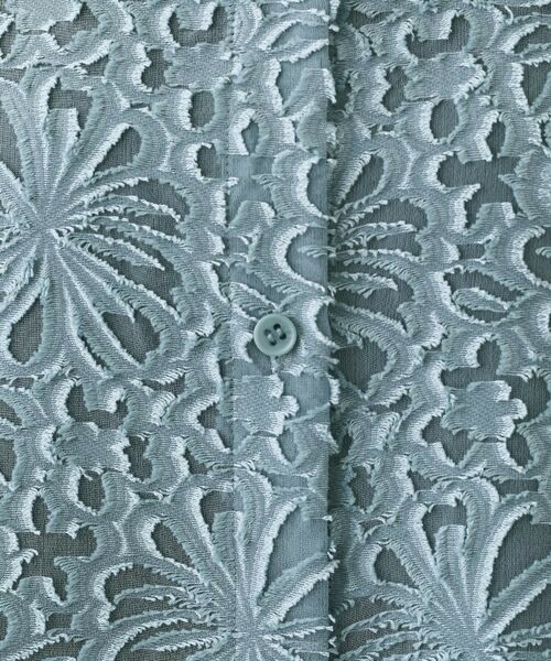 INDIVI / インディヴィ シャツ・ブラウス | 【日本製/SETUP可能】ジャカードレースブラウス | 詳細9