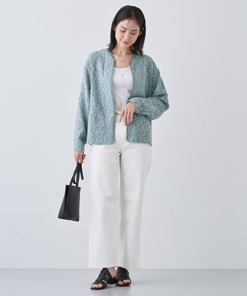 INDIVI / インディヴィ シャツ・ブラウス | 【日本製／SETUP可能】オーバーサイズブルゾン | 詳細7