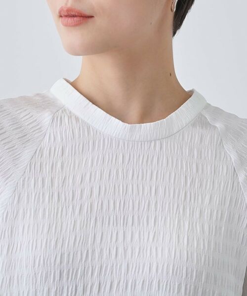 INDIVI / インディヴィ シャツ・ブラウス | 【洗える】シャーリング風ラグランスリーブブラウス | 詳細17
