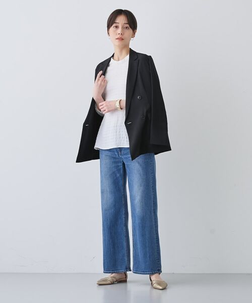 INDIVI / インディヴィ シャツ・ブラウス | 【洗える】シャーリング風ラグランスリーブブラウス | 詳細4