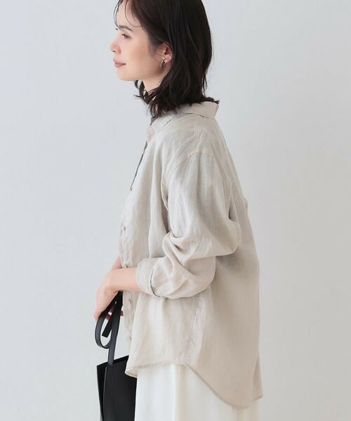 INDIVI / インディヴィ シャツ・ブラウス | 【毎年人気！／フレンチリネン】ベーシックシャツ | 詳細14