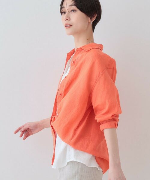 INDIVI / インディヴィ シャツ・ブラウス | 【毎年人気！／フレンチリネン】ベーシックシャツ | 詳細18