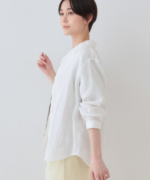 INDIVI / インディヴィ シャツ・ブラウス | 【毎年人気！／フレンチリネン】ベーシックシャツ | 詳細2