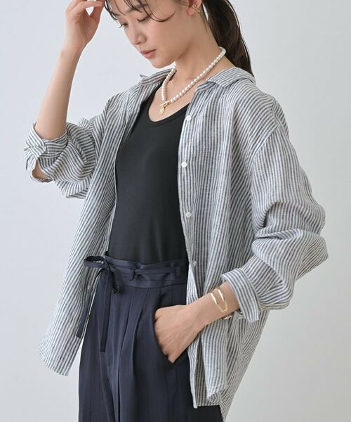 INDIVI / インディヴィ シャツ・ブラウス | 【毎年人気！／フレンチリネン】ベーシックシャツ | 詳細26