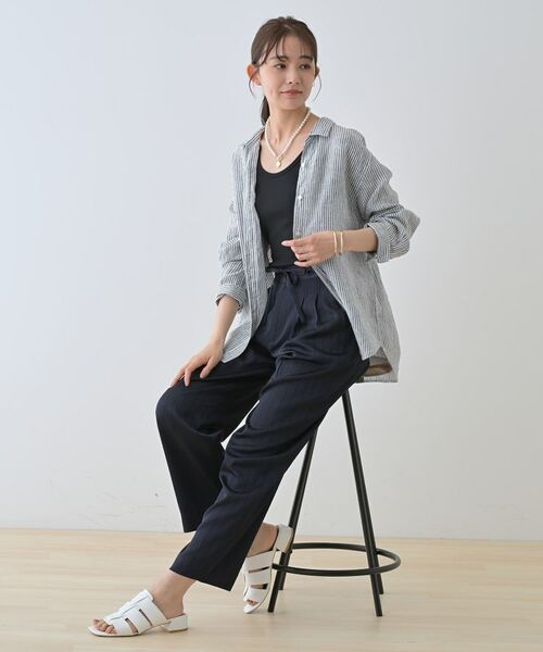 INDIVI / インディヴィ シャツ・ブラウス | 【毎年人気！／フレンチリネン】ベーシックシャツ | 詳細27