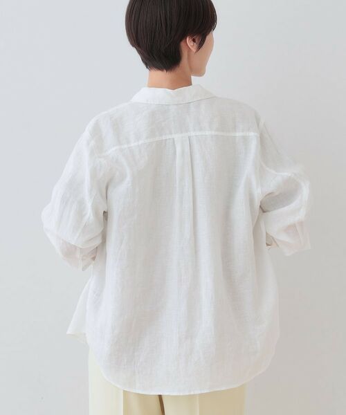 INDIVI / インディヴィ シャツ・ブラウス | 【毎年人気！／フレンチリネン】ベーシックシャツ | 詳細3