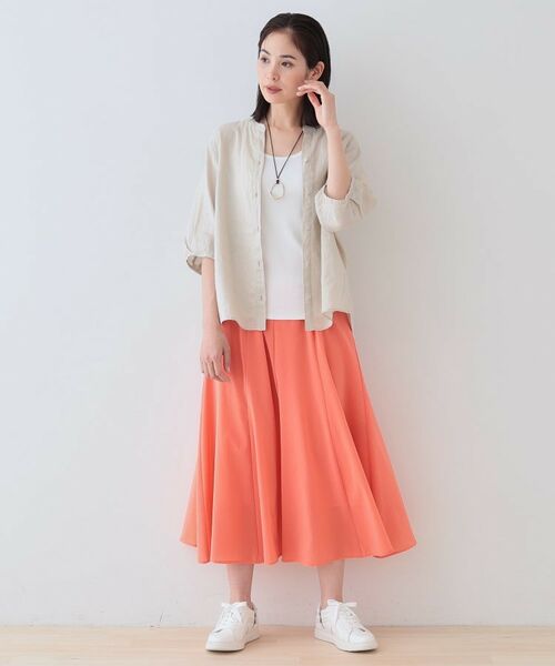 INDIVI / インディヴィ シャツ・ブラウス | 【毎年人気！／フレンチリネン】5分袖バンドカラーブラウス | 詳細16