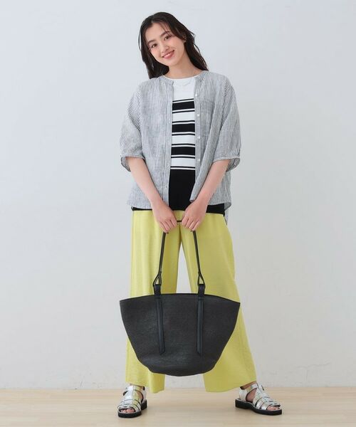 INDIVI / インディヴィ シャツ・ブラウス | 【毎年人気！／フレンチリネン】5分袖バンドカラーブラウス | 詳細28