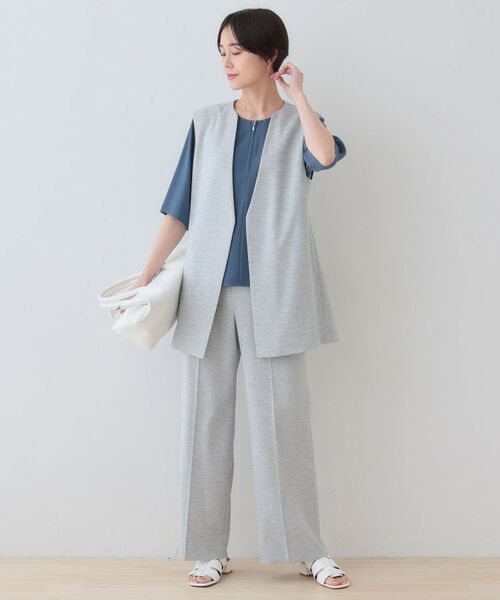 INDIVI / インディヴィ シャツ・ブラウス | 【洗える】ハーフジップデザインブラウス | 詳細12