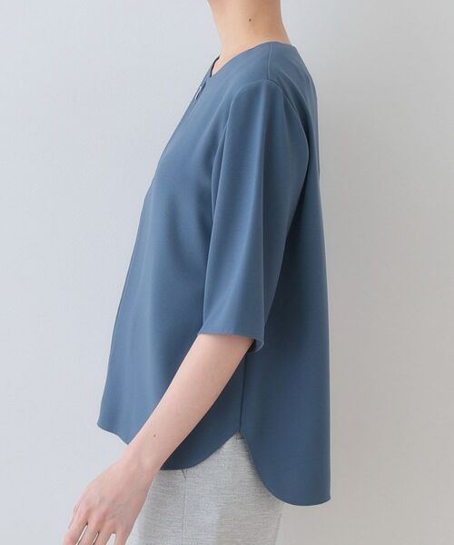 INDIVI / インディヴィ シャツ・ブラウス | 【洗える】ハーフジップデザインブラウス | 詳細15
