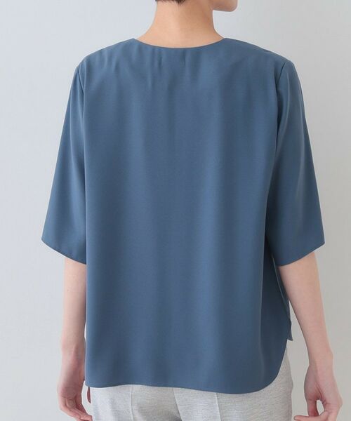 INDIVI / インディヴィ シャツ・ブラウス | 【洗える】ハーフジップデザインブラウス | 詳細16