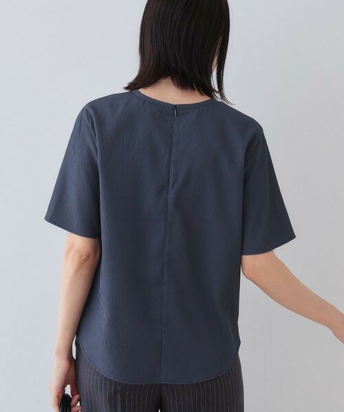 INDIVI / インディヴィ シャツ・ブラウス | 【洗える/凹凸素材】シンプルVネックブラウス | 詳細10