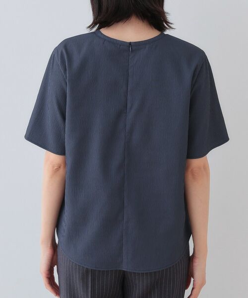 INDIVI / インディヴィ シャツ・ブラウス | 【洗える/凹凸素材】シンプルVネックブラウス | 詳細16