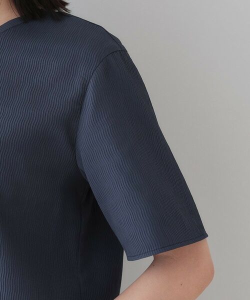 INDIVI / インディヴィ シャツ・ブラウス | 【洗える/凹凸素材】シンプルVネックブラウス | 詳細19