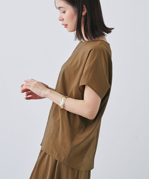 INDIVI / インディヴィ シャツ・ブラウス | 春SALE！【通気性◎撥水／接触冷感／UVケア】ドルマンスリーブブラウス | 詳細6