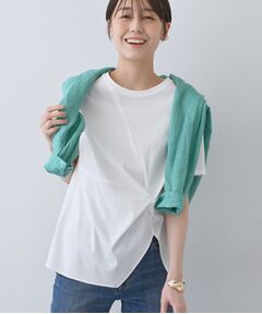 INDIVI / インディヴィ Tシャツ | 【洗える】ねじりデザインTシャツ