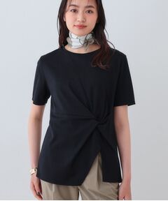 INDIVI / インディヴィ Tシャツ | 【洗える】ねじりデザインTシャツ