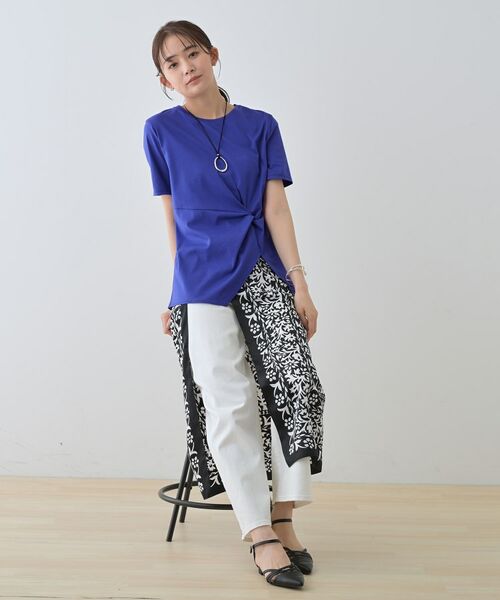 INDIVI / インディヴィ Tシャツ | 【洗える】ねじりデザインTシャツ | 詳細19