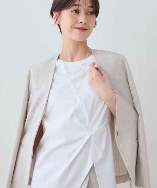 INDIVI / インディヴィ Tシャツ | 【洗える】ねじりデザインTシャツ | 詳細2