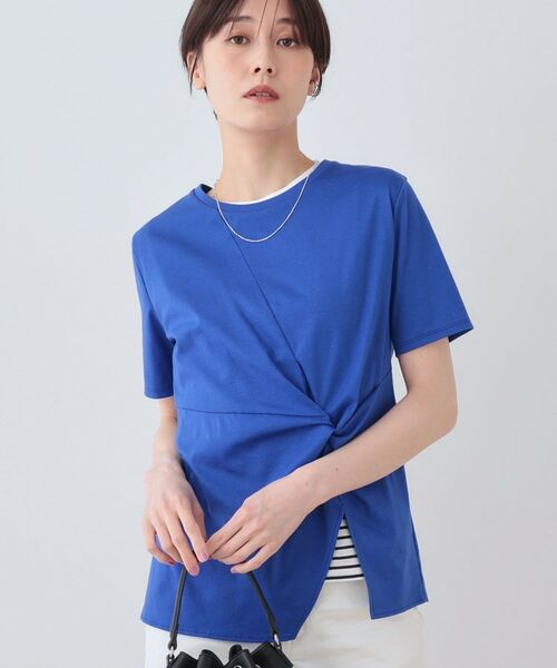 INDIVI / インディヴィ Tシャツ | 【洗える】ねじりデザインTシャツ | 詳細20
