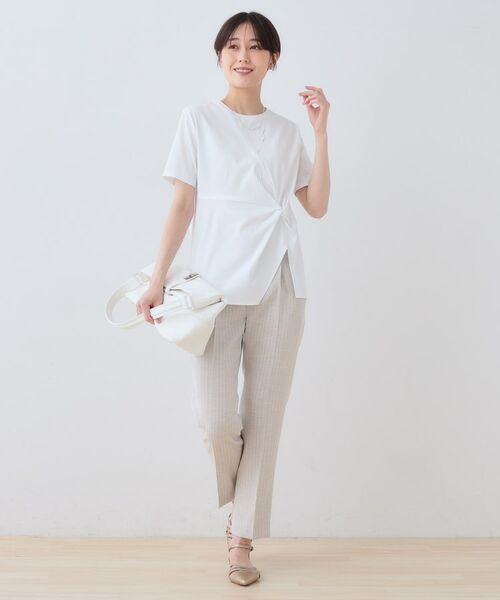 INDIVI / インディヴィ Tシャツ | 【洗える】ねじりデザインTシャツ | 詳細3