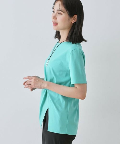 INDIVI / インディヴィ Tシャツ | 【洗える】ねじりデザインTシャツ | 詳細30