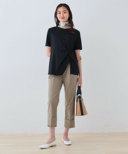 INDIVI / インディヴィ Tシャツ | 【洗える】ねじりデザインTシャツ | 詳細8