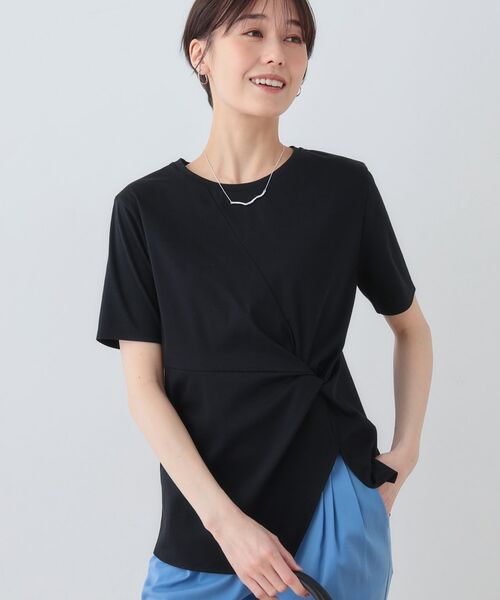 INDIVI / インディヴィ Tシャツ | 【洗える】ねじりデザインTシャツ | 詳細9