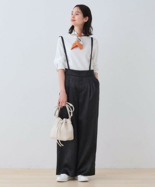 INDIVI / インディヴィ カットソー | 【洗える/吸水速乾/UVケア】ねじりデザイン袖カットソー | 詳細4