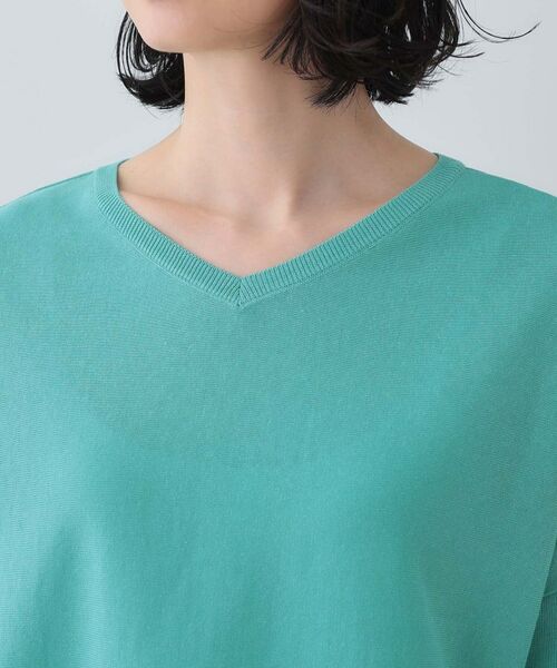 INDIVI / インディヴィ ニット・セーター | 【洗える】コットンリネン ドルマンニット | 詳細21