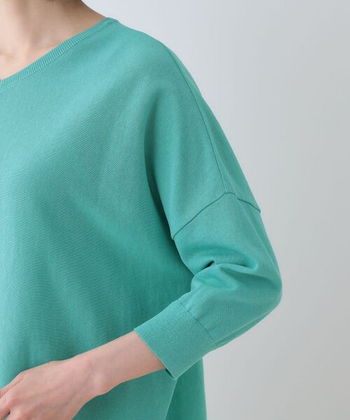 INDIVI / インディヴィ ニット・セーター | 【洗える】コットンリネン ドルマンニット | 詳細22