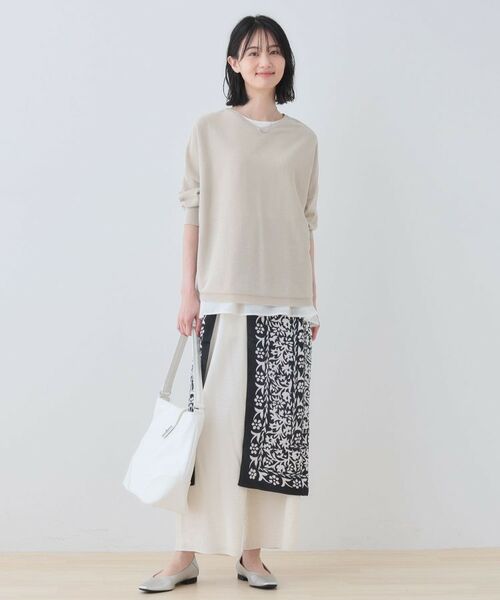 INDIVI / インディヴィ ニット・セーター | 【洗える】コットンリネン ドルマンニット | 詳細26