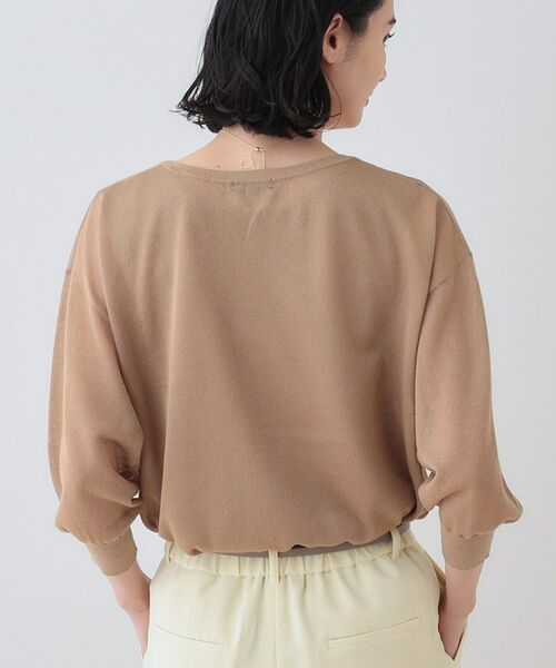 INDIVI / インディヴィ ニット・セーター | 【洗える/シアーラメ】レイヤード風ニット | 詳細15